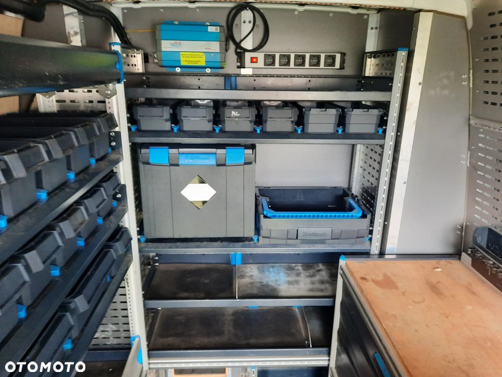 Mercedes-Benz Sprinter Brygadówka zabudowa warsztatowa Sortimo 220v - 8