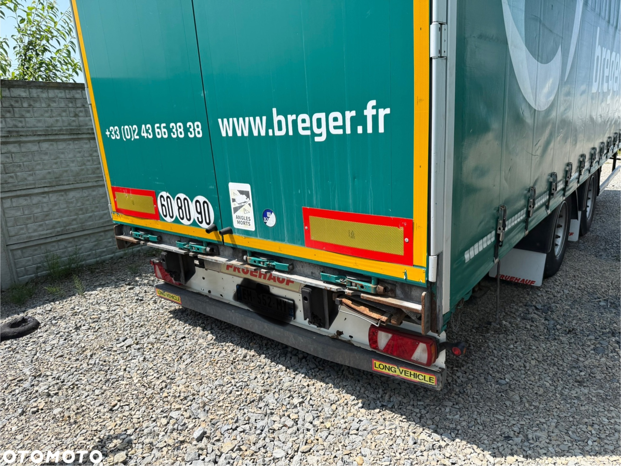 Fruehauf FRUEHAUF / 2 OSIE / OCYNK / SAF INTRAX / REGULACJA WYSOKOŚCI / BOKI I DACH ZSUWANE / Z FRANCJI / STAN BDB / / / - 10