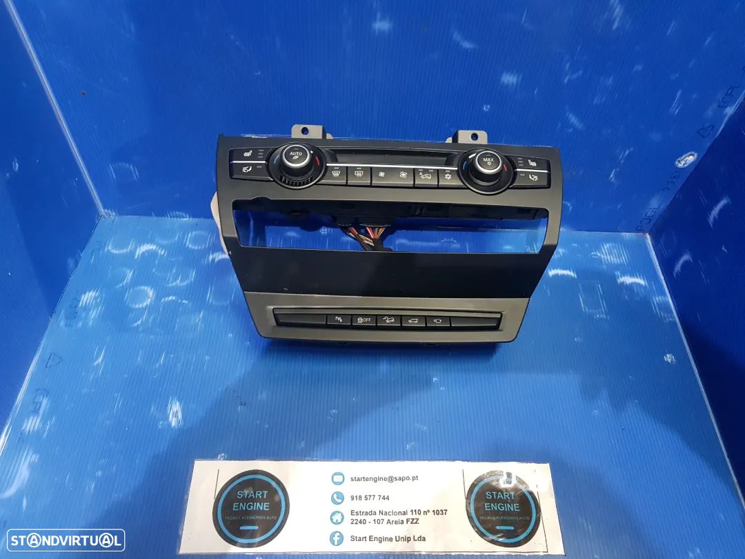 Climatronico moldura do radio ar condicionado Bmw X6 X5 E70 E71 - 1