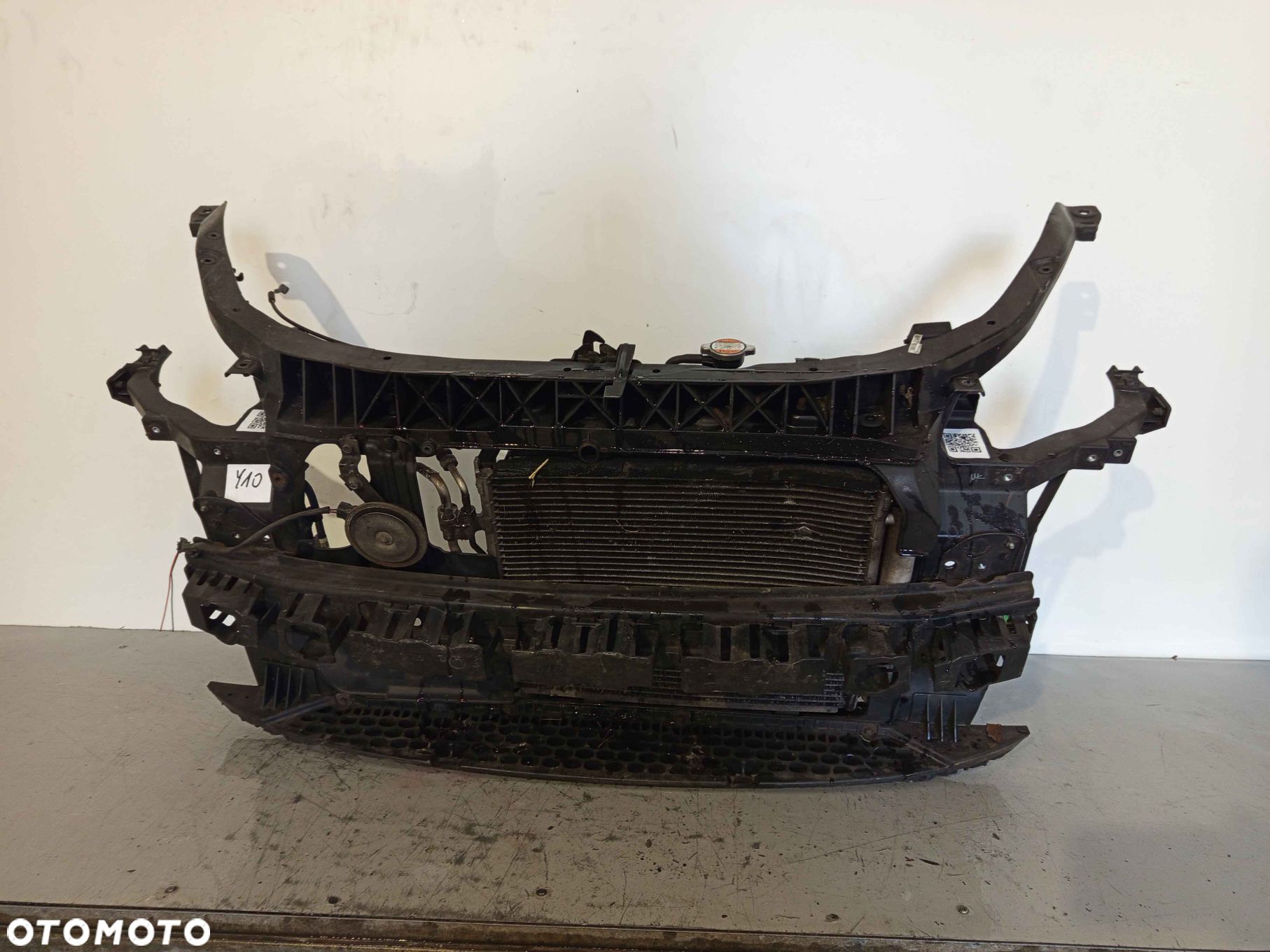 + PAS PRZEDNI HYUNDAI I10 1.0 1.1 1.2 1.3 BENZYNA WZMOCNIENIE KOMPLET BELKA WENTYLATORY CHŁODNICE - 1