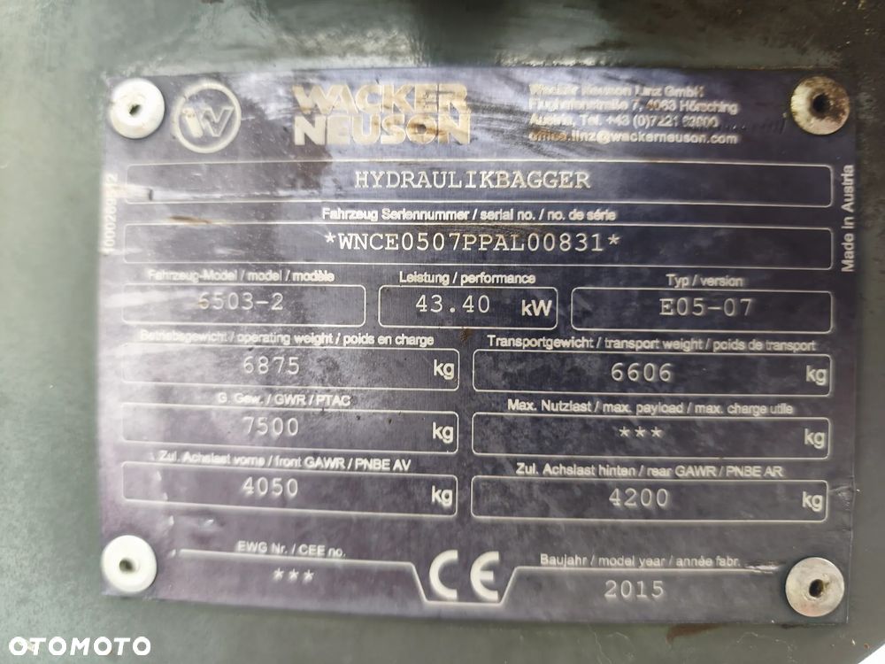 Wacker Neuson 6503 - 14