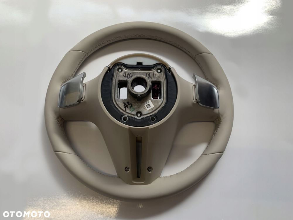 MERCEDES W213 W223 KIEROWNICA SKÓRA GRZANA ŁOPATKI - 15