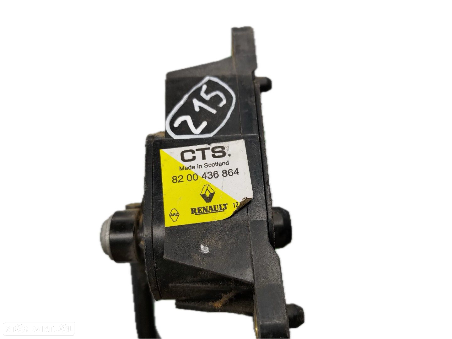 Pedal Acelerador / Acelarador / Potenciómetro Renault Kangoo / Grand K - 3