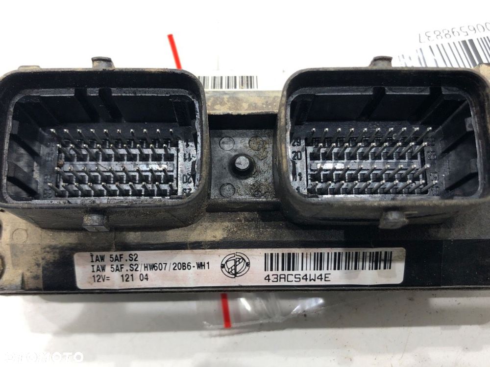 KOMPUTER SILNIKA  FIAT PANDA (169_) 2003 - 2022 1.2 (169.AXB11, 169.AXB1A) 44 kW [60 KM] benzyna - 3