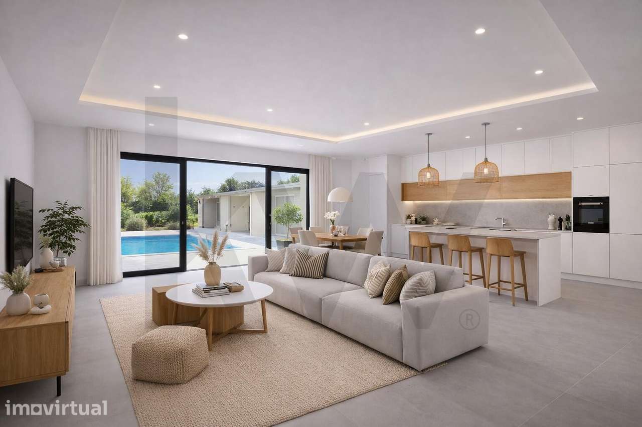 Moradia T5 com 5 suítes, piscina e acabamentos premium em Azeitão - Grande imagem: 4/28