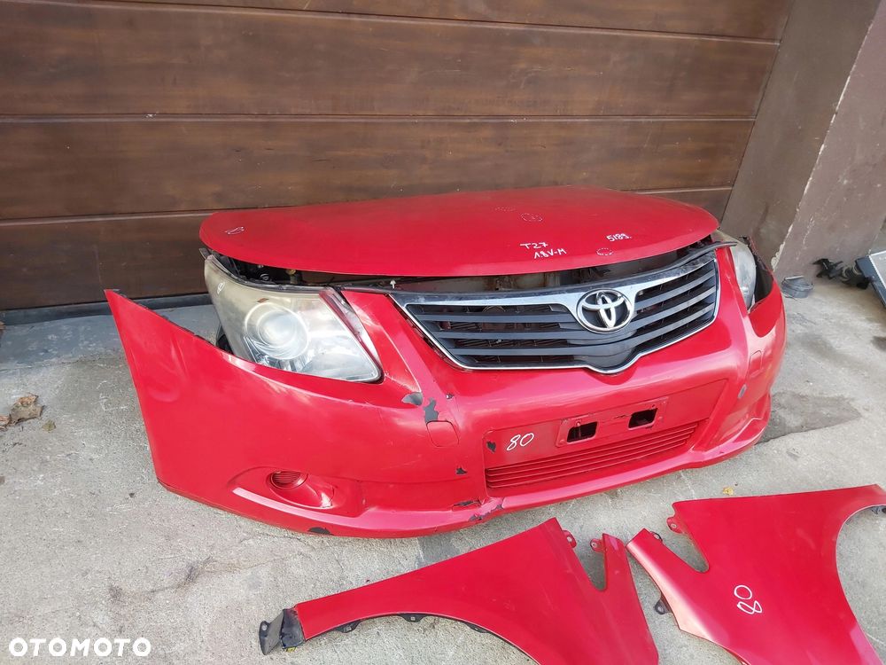 AVENSIS T27 kompletny przód zderzak maska pas - 2