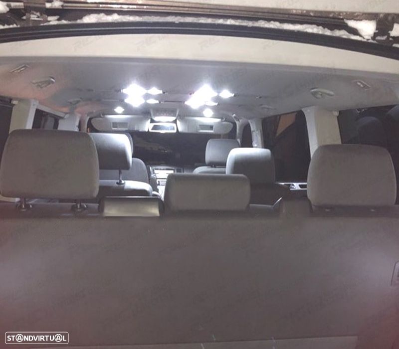 KIT COMPLETO 18 LAMPADAS LED INTERIOR VOLKSWAGEN VW MULTIVAN MK5 T5 03-15 - 2