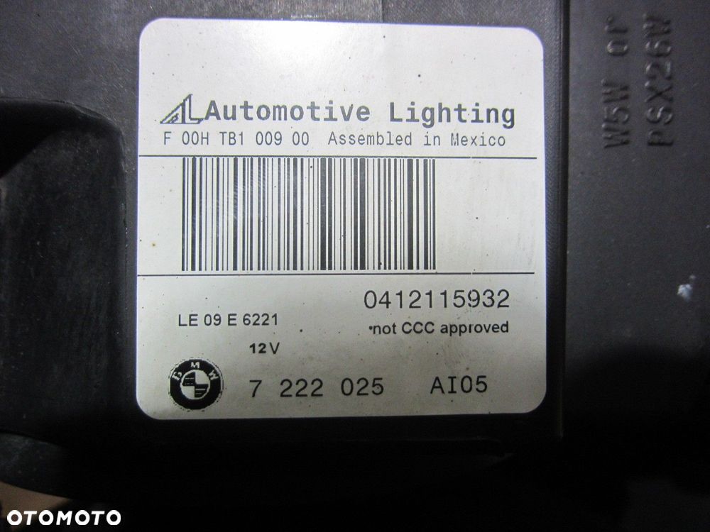 BMW X3 F25 LAMPA LEWA PRZEDNIA LEWY PRZÓD PRZED LIFTEM USA H7 63117222025 - 11