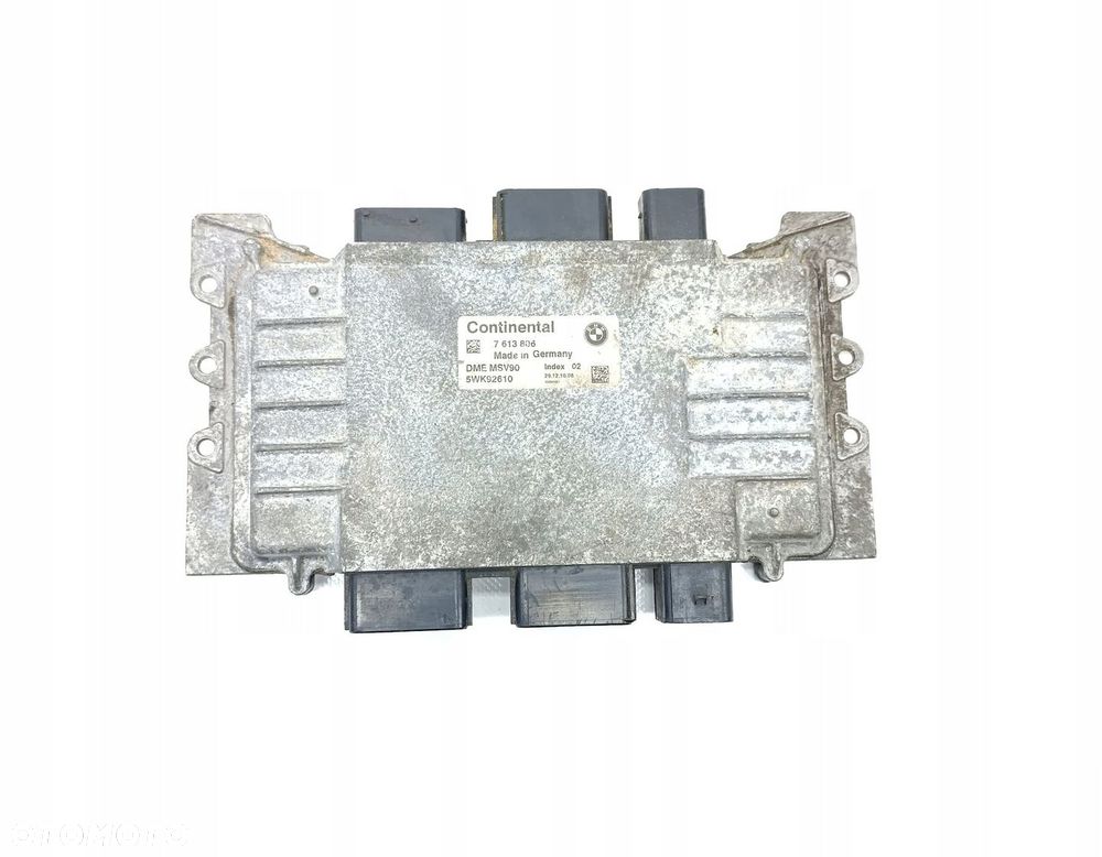 KOMPUTER SILNIKA STEROWNIK BMW X3 F25 7613806 DME MSV90 5WK92610 - 1
