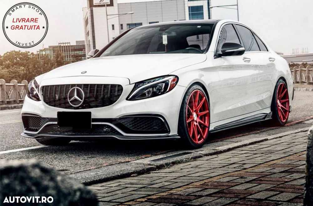Grila Centrala Mercedes C-Class W205 S205 A205 C205 (2014-2018) GT-R Panamericana - livrare gratuita - 8