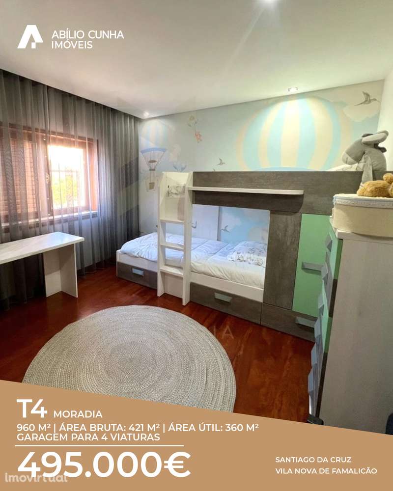 Moradia T4 de Excelência | Santiago da Cruz – Famalicão | 495.000 € - Grande imagem: 5/11