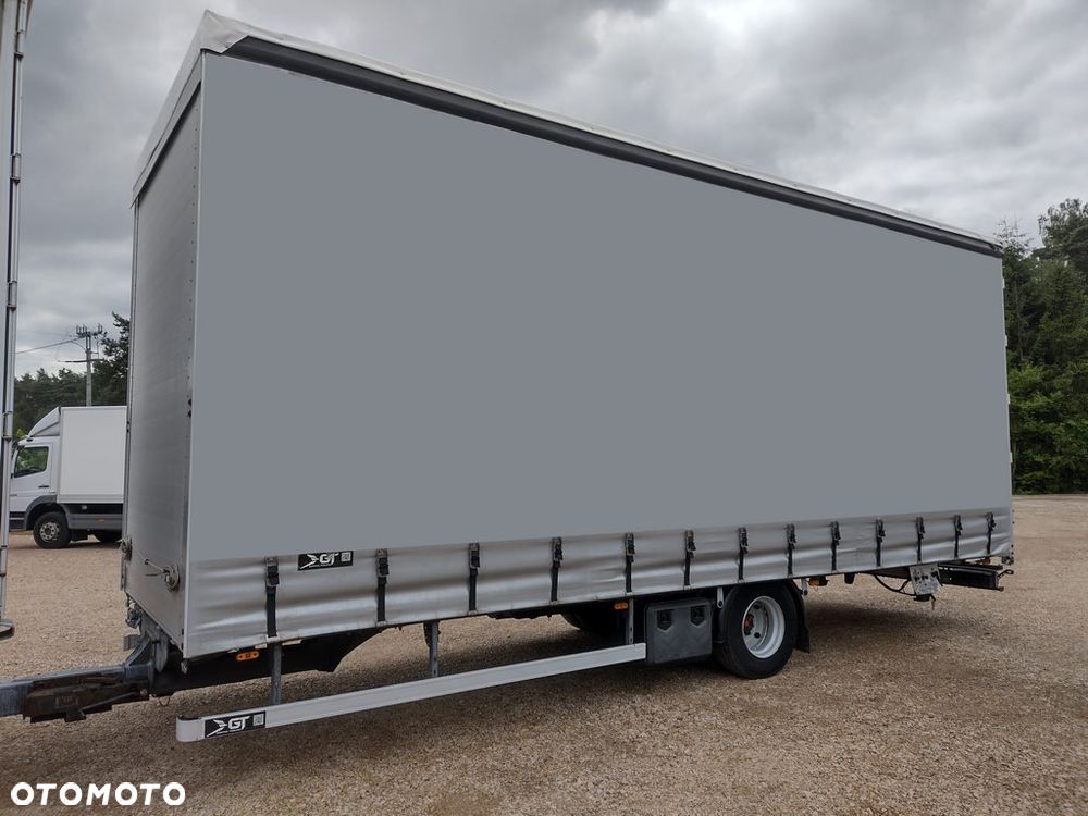 Gniotpol G4080 19 Palet Przyczepa Jednoosiowa Tandem Dach Suwany Drzwi - 1