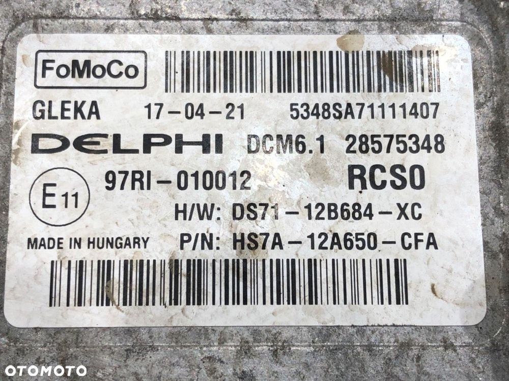 KOMPUTER SILNIKA  FORD MONDEO V liftback (CE) 2014 - 2022 2.0 TDCi 110 kW [150 KM] olej napędowy - 4