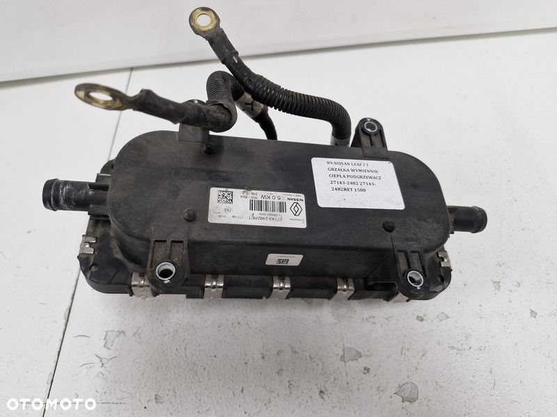 NISSAN LEAF I 1 GRZAŁKA WYMIENNIK CIEPŁA PODGRZEWACZ 27143-2482 27143-2482RET - 2