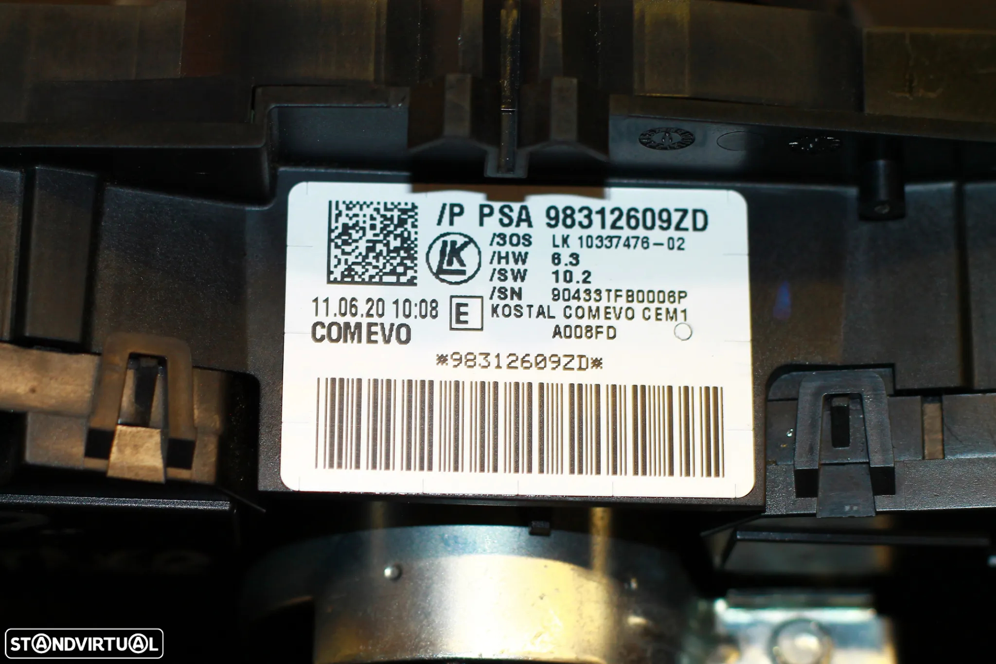 FITA DE AIRBAG C/COMUTADORES PEUGEOT PARTNER - 6