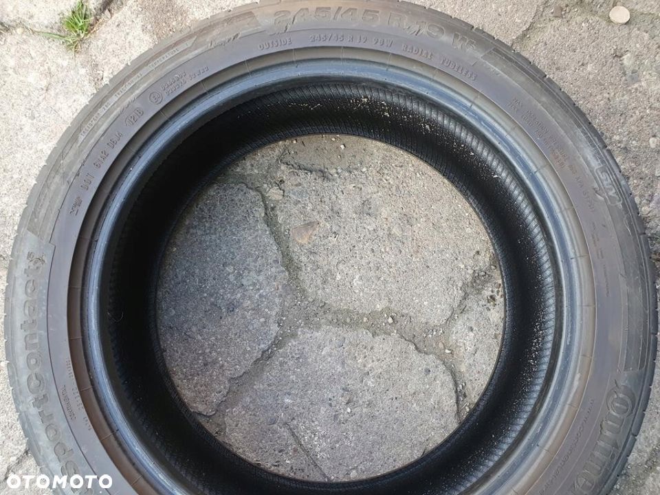 245/45R19 Continental ContiSportContact lato 4,6mm - 6
