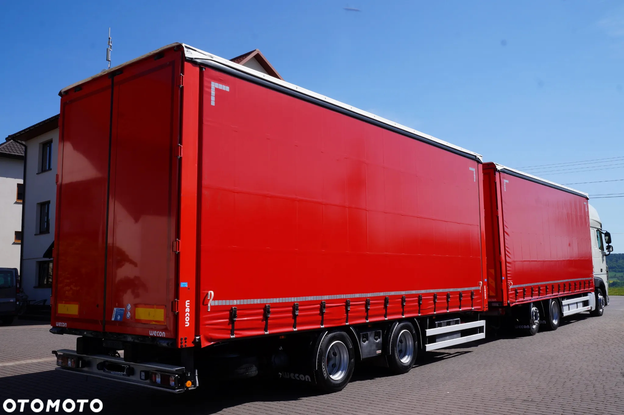 DAF XF 480 EURO 6 ZESTAW TANDEM PRZEJAZDOWY 120 M3  7,8 M + 7,8 M WECON - 4