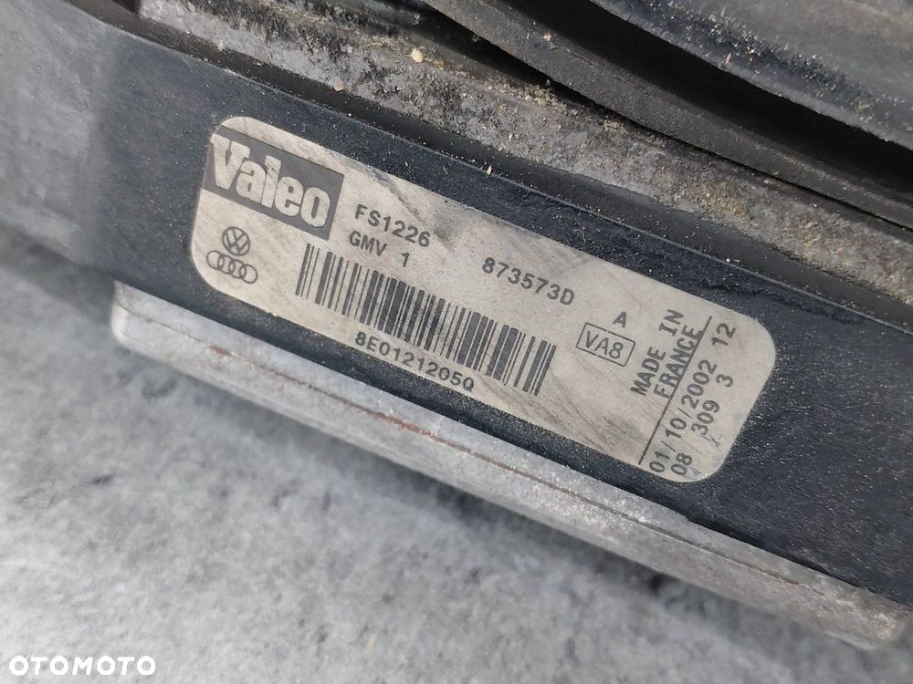WENTYLATOR CHŁODNICY AUDI A4 B6 8E0121205Q  FS1226  873573D 1.6 8V - 5