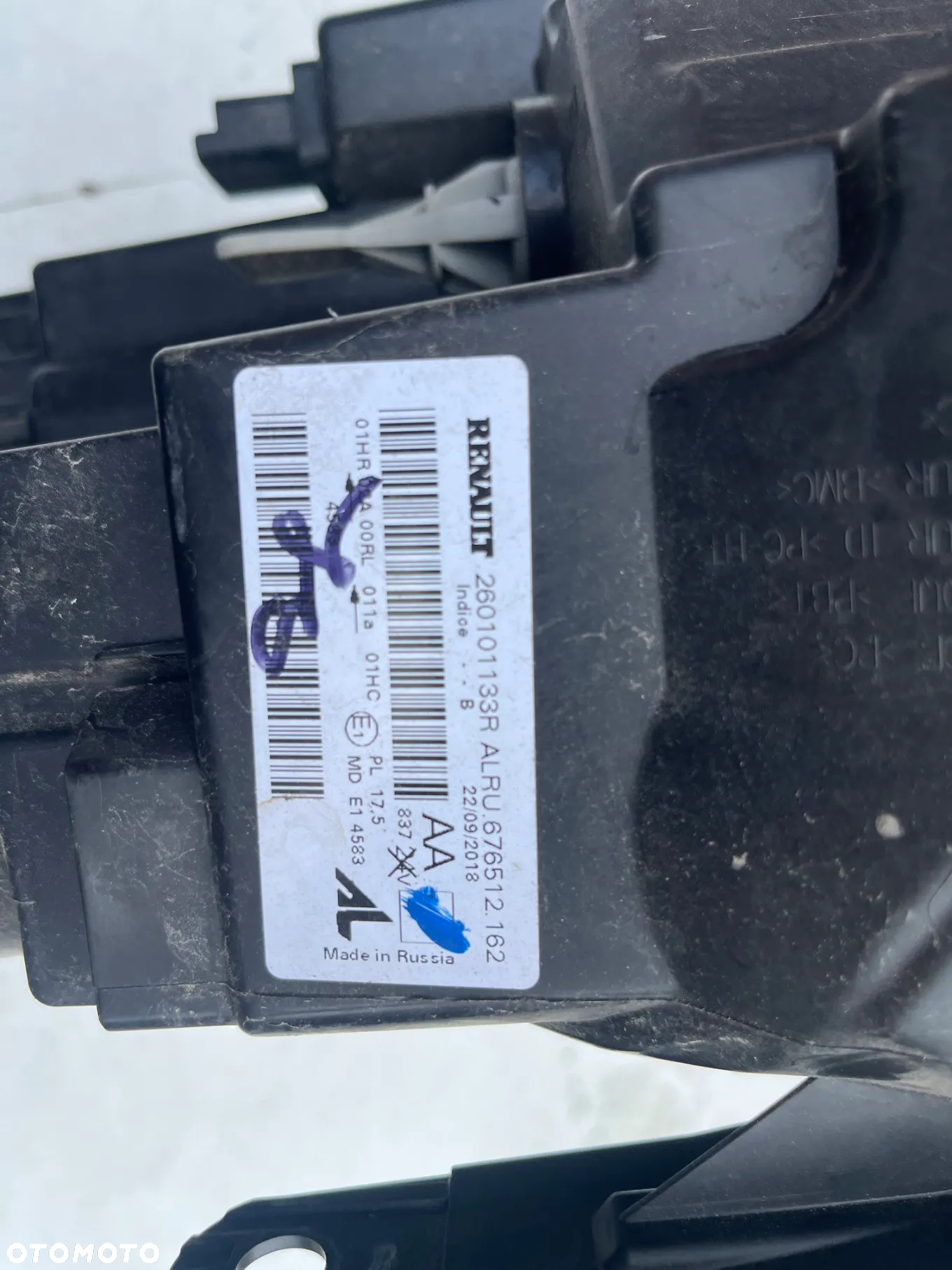 LAMPA PRAWY PRZÓD DACIA DUSTER II 17- ORYGINAŁ 260101133R - 6