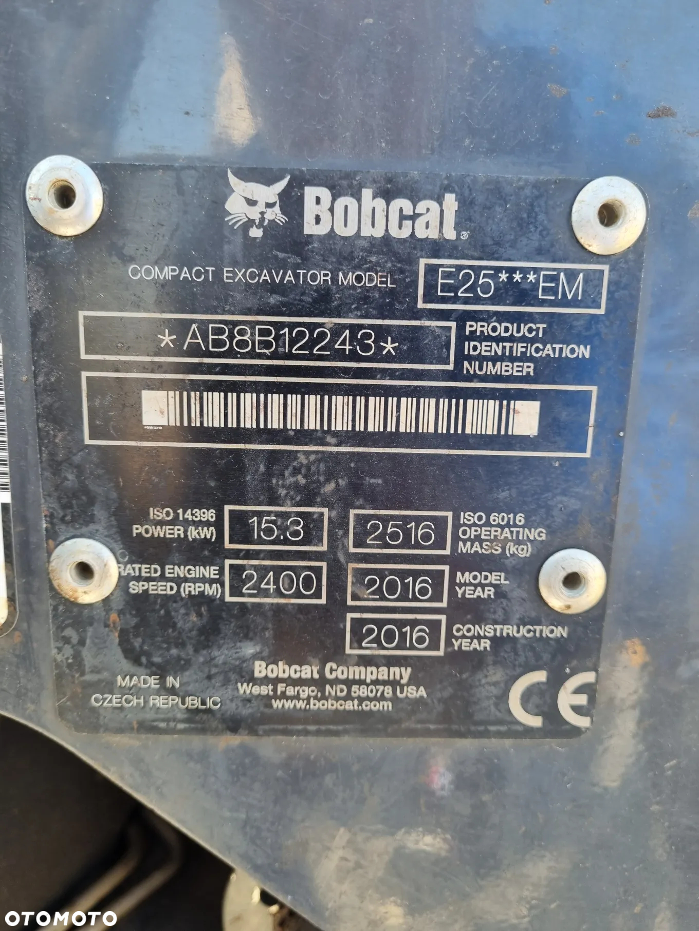 Bobcat E25 - 7
