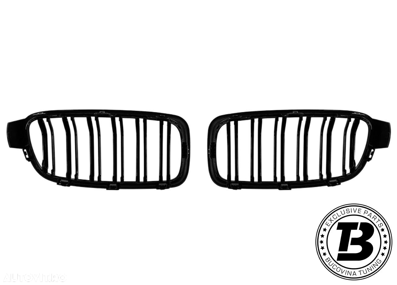 Grile Duble compatibile cu BMW Seria 3 F30 F31 M Performance - 3