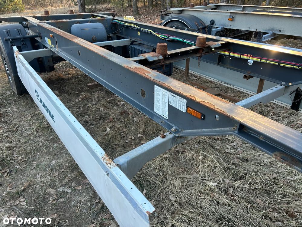 Krone BDF PRZYCZEPA / PODKONTENEROWA / POD KONTENER / OPONY 385/65 R 22.5 / DOSTĘPNE 3 SZTUKI DO WYBORU / TRANSPORT DO 100 KM GRATIS !! - 12