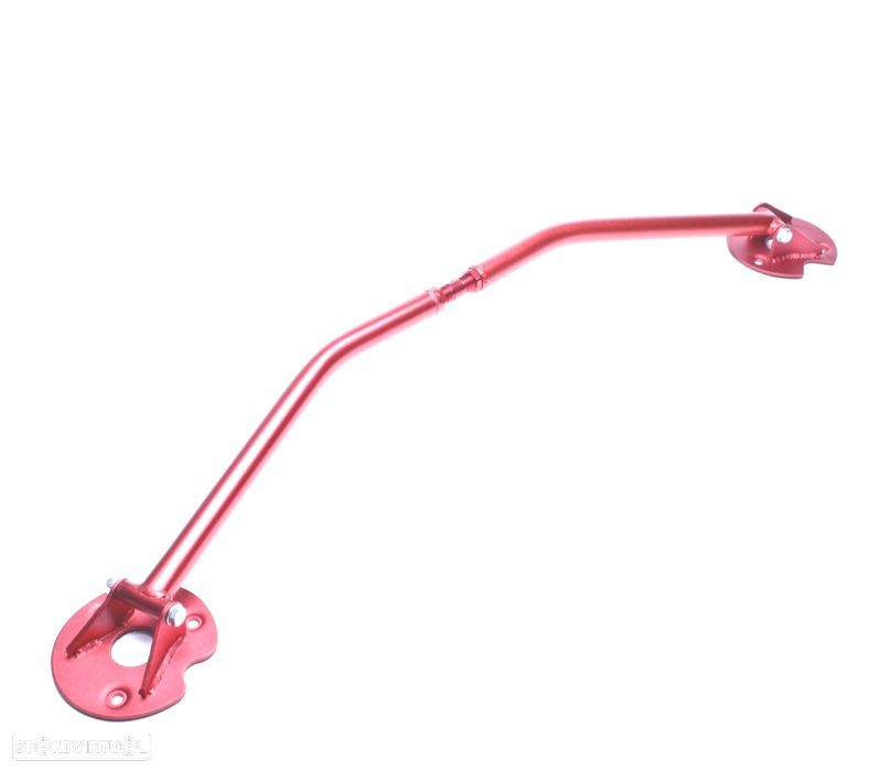 BARRA ANTI-APROXIMAÇÃO AJUSTÁVEL BMW E30 82-94 VERMELHO ALUMINIO - 1