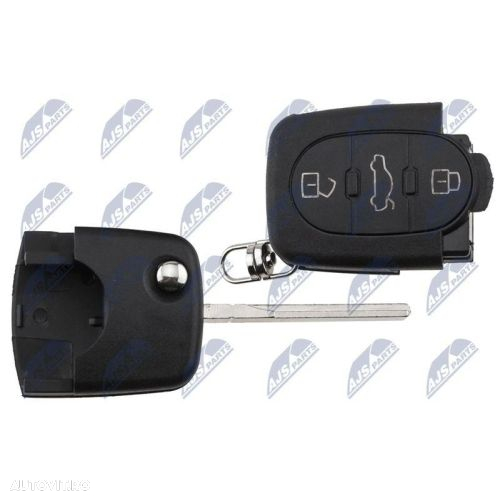 Carcasa cheie Audi A2 2000-, A3 1996-, A4 B5 1994-, A4 B6 2000-, A6 C5 1997-, Tt 1998-, Vw Bora 1998-, Golf 4 1998-, Passat B5 Fl 2000-, nr butoane : 3, 4D0837231N - 3