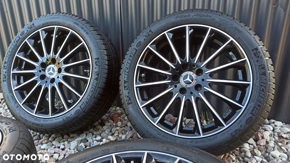 Mercedes 18 5x112 Koła Felgi w212 w213 e klasa Opony ZIMOWE - 5