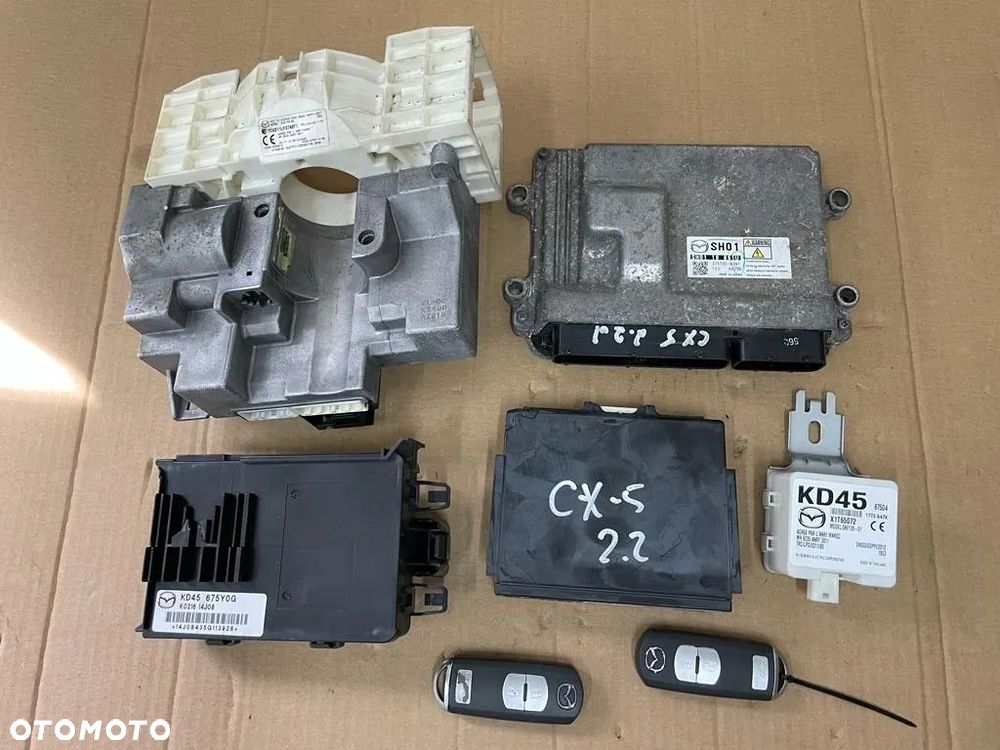 Mazda CX-5 I 2.2D KOMPUTER ZESTAW DO ODPALENIA SH0118881U - 1
