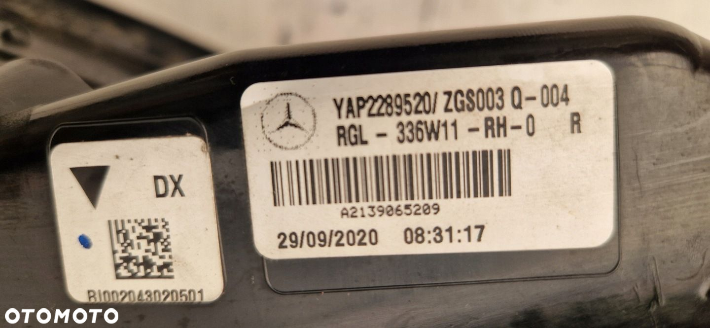 MERCEDES E-KLASA 213 LIFT LED SEDAN LAMPA TYLNA PRAWA - 5