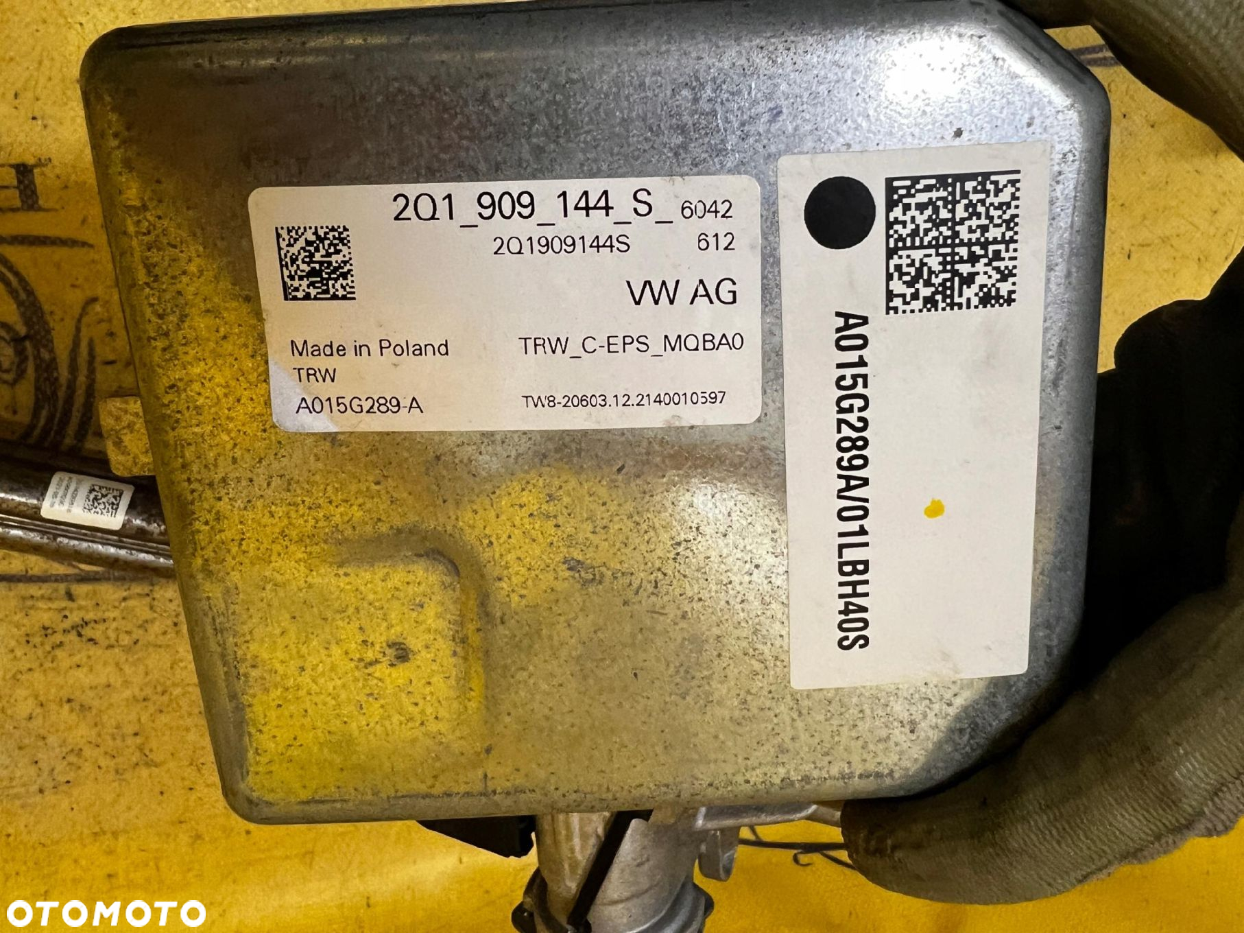 KOLUMNA KIEROWNICZA WSPOMAGANIE ELEKTRYCZNE POMPA WSPOMAGANIA VW SKODA - 10