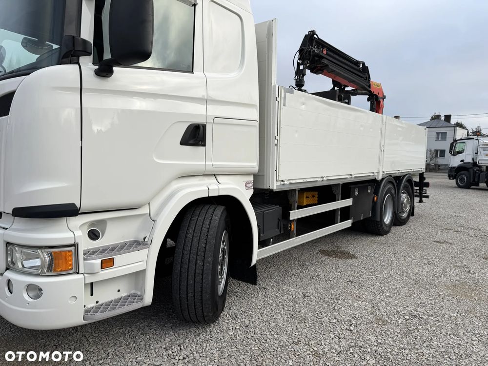 Scania G450, 6x2, SKRZYNIA + HDS - PALFINGER 18002 EH, - 17