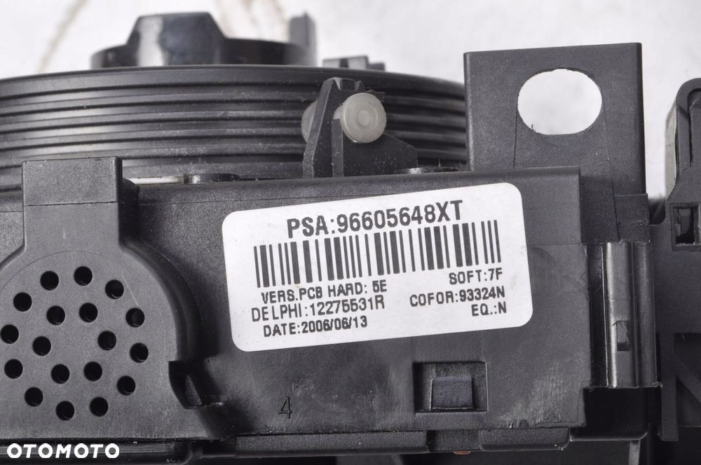 PEUGEOT 307 PRZEŁĄCZNIK ZESPOLONY 96605648XT - 12