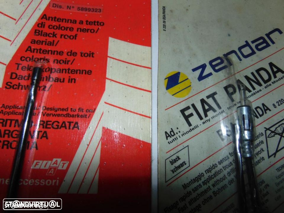Fiat Panda, Uno, Ritmo, Regata, Argenta, Croma antenas novas - 7