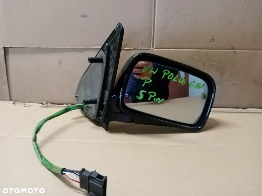 Lusterko prawe elektryczne VW Polo 6N Europa 5PIN - 4