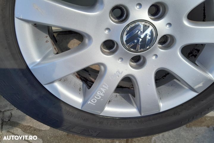 Jante aliaj cu anvelope 15 - set 195/65R15 Volkswagen VW Touran 1 [fa - 3