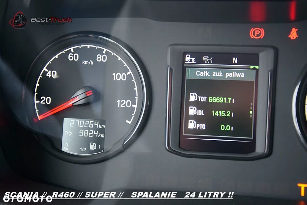 Scania 460R  SUPER /  LED LAMPY /  KLIMA POSTOJOWA  /   STANDARD - 39