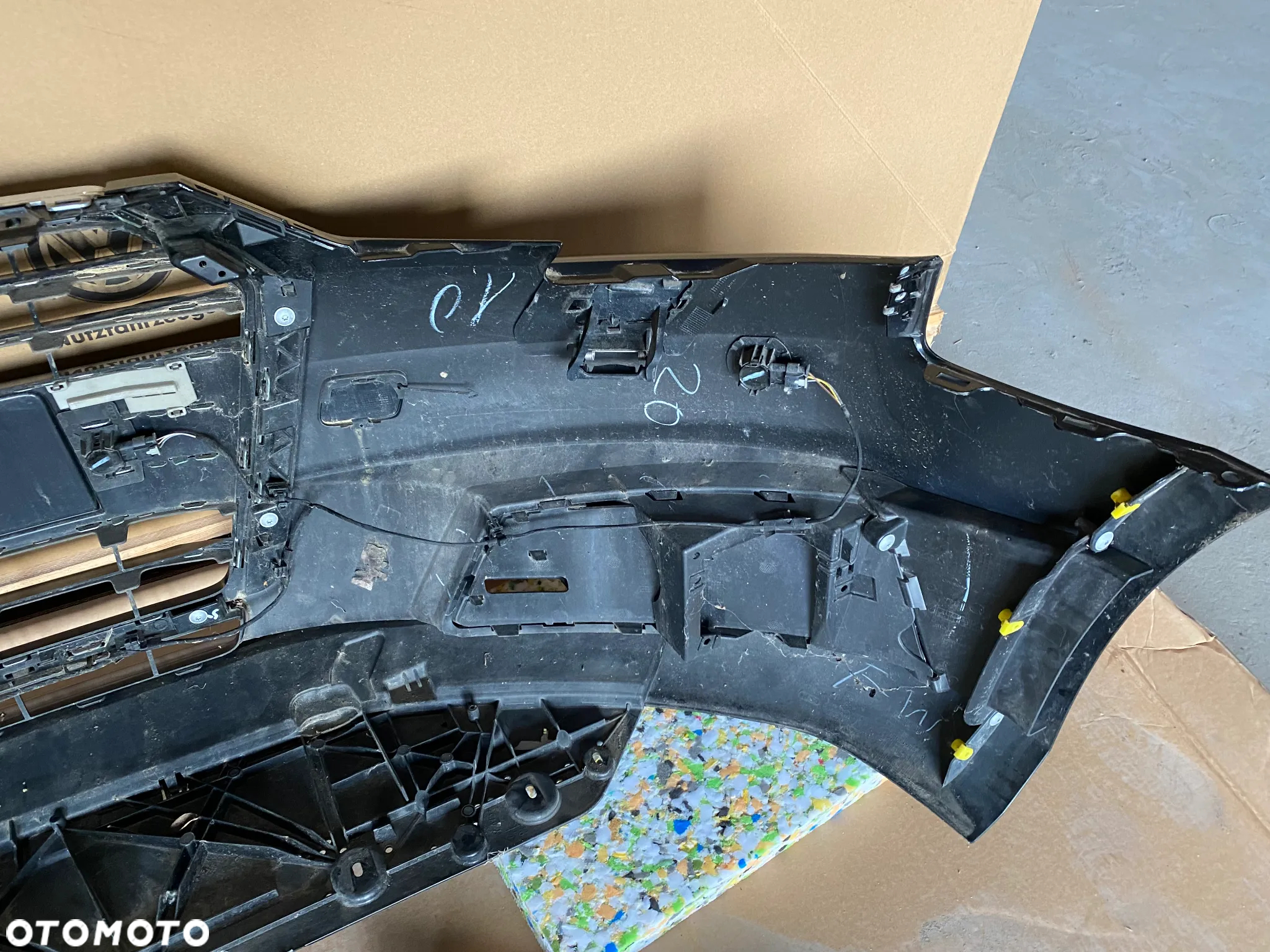 Audi A4 B9 8W kompletny przód maska lampy led zderzak błotnik w kolor LY9T OEOE - 20