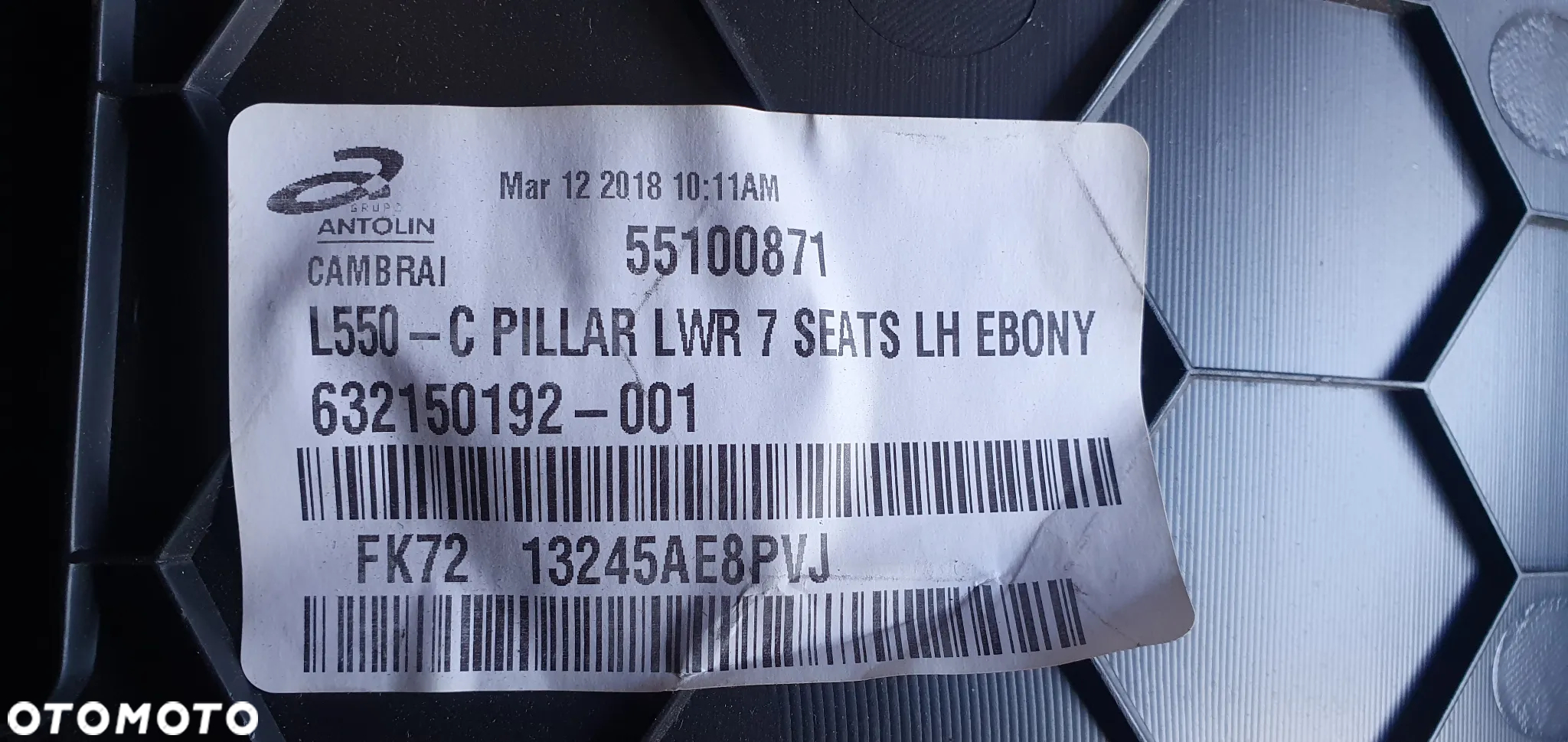 Listwa progowa nakładka progu lewy tył Land Rover Discovery Sport L550 FK72-13245-AE - 6