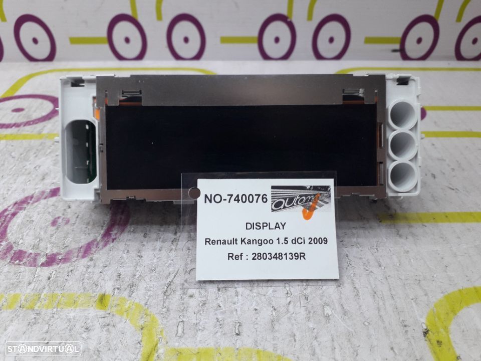 Display Renault Kangoo 1.5 dCi 68Cv de 2009 - Ref: 280348139R - NO740076 - 1