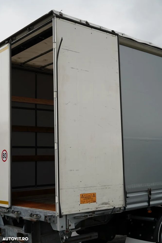 Fruehauf CITYLINER CORTINĂ / 1 AXĂ / DIRECȚIE / LUNGIME 11 M / CUREA CĂRUCIOR / PODEA REZISTENTĂ - 14