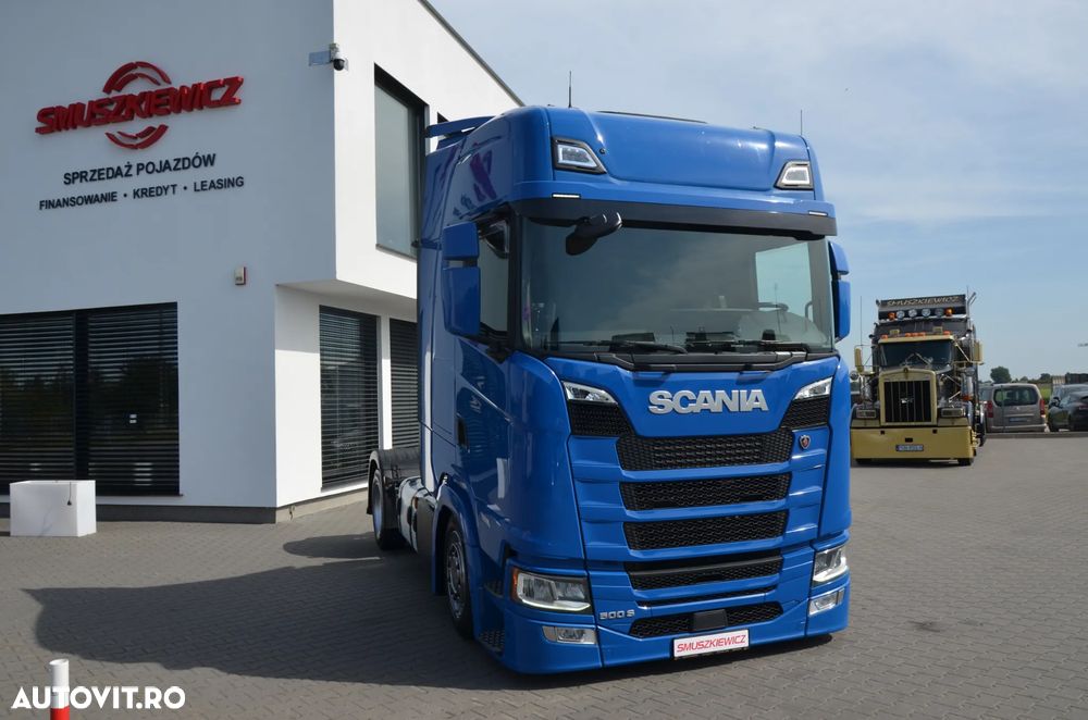 Scania S 500 / MEGA / 2023r / ACC / KLIMA P. / FULL LED / FULL AIR / WAGA / DE 5851 - 5