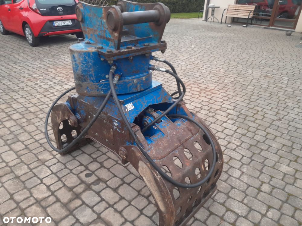 Chwytak chydrauliczny obrotowy sortujący wyburzeniowy kleszcze Mc Quaid 520kg, 2016r. - 11