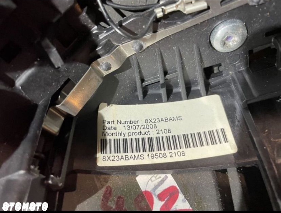 8X23ABAMS Kierownica multifunkcja skóra jaguar xf x250 - 3