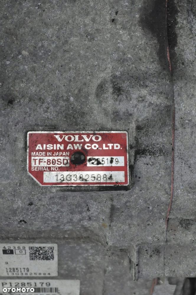 VOLVO S60 II V60 I 2.0 D3 163KM SKRZYNIA AUTOMAT TF80-SD P1285179 166tys km - 5