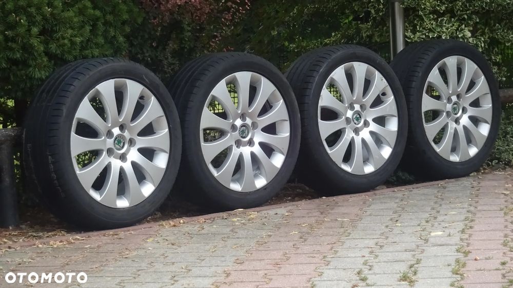 Koła letnie 17'' 5x112 SKODA ET49 225/45R17 Oryginale 6010258 - 1