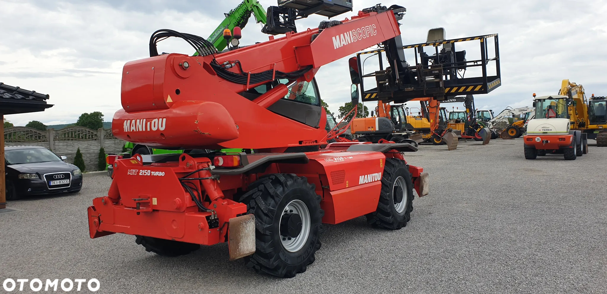 Manitou MRT2150 Privilege kosz hydr. skrętny / wciągarka/widły hydr./pilot/ sprowadzona - 4