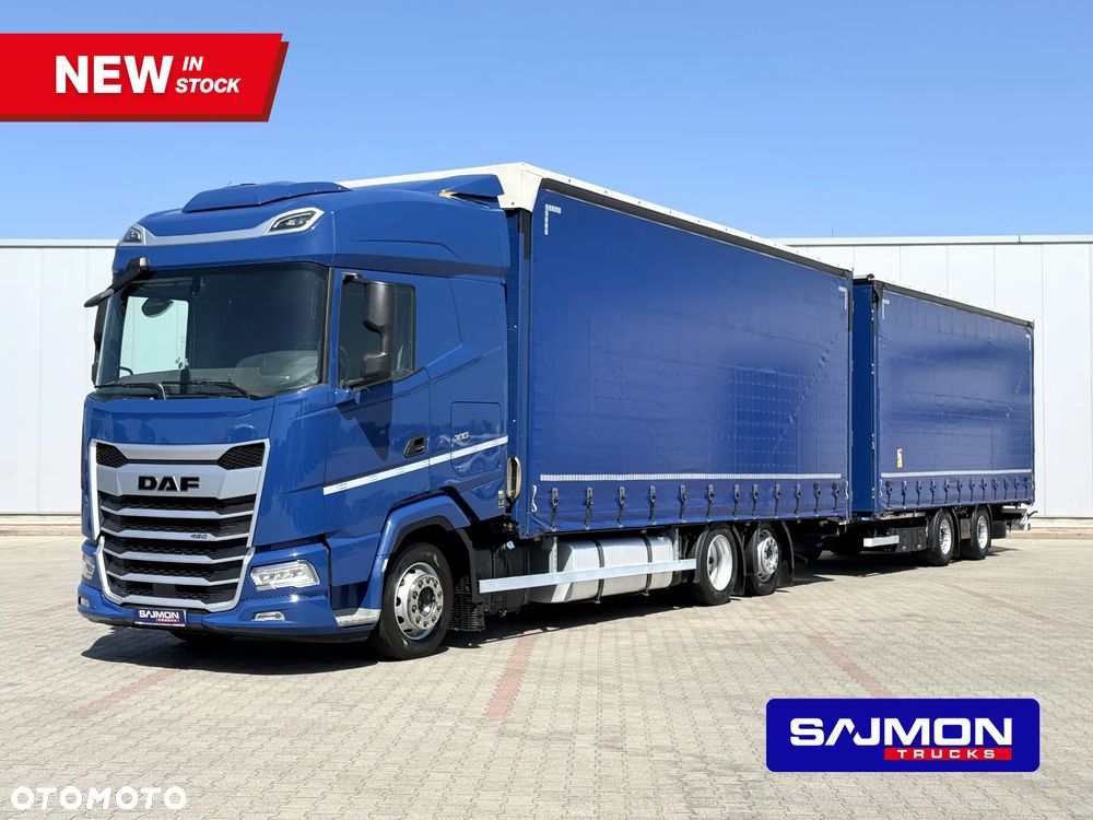 DAF XG 480 / ZESTAW TANDEM 120 M3 / PRZEJAZDOWY / 7,75 M + 7,75 M / SALON PL - 1