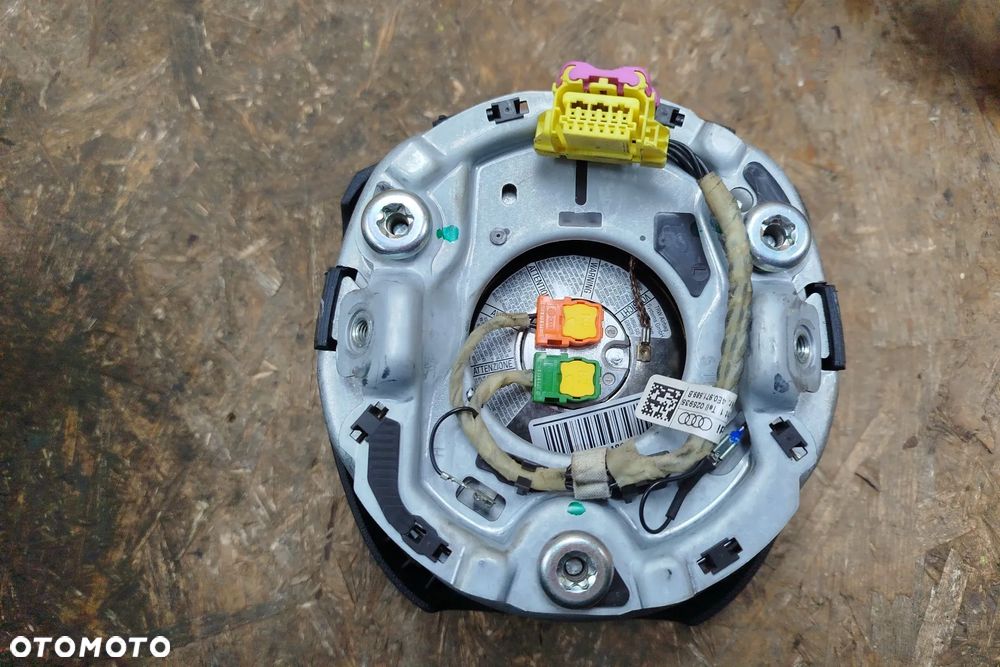 kierownica SKÓRA z poduszką CZARNA trójramienna do audi A4 B7 04-08r - 11